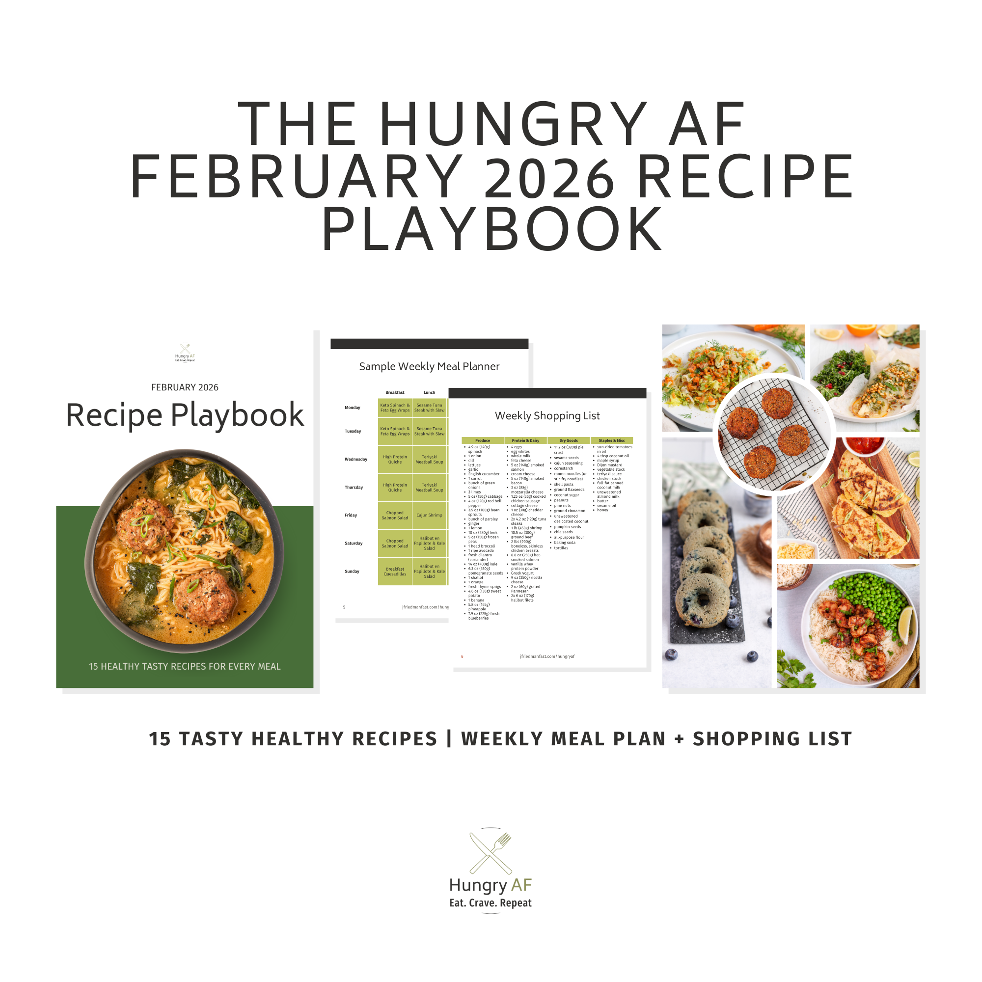 Say Goodbye to Dinner Dread: February Recipe Playbook Is Here!
